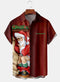 Men's Christmas Funny Graphic Short Sleeve Hawaiian Shirt